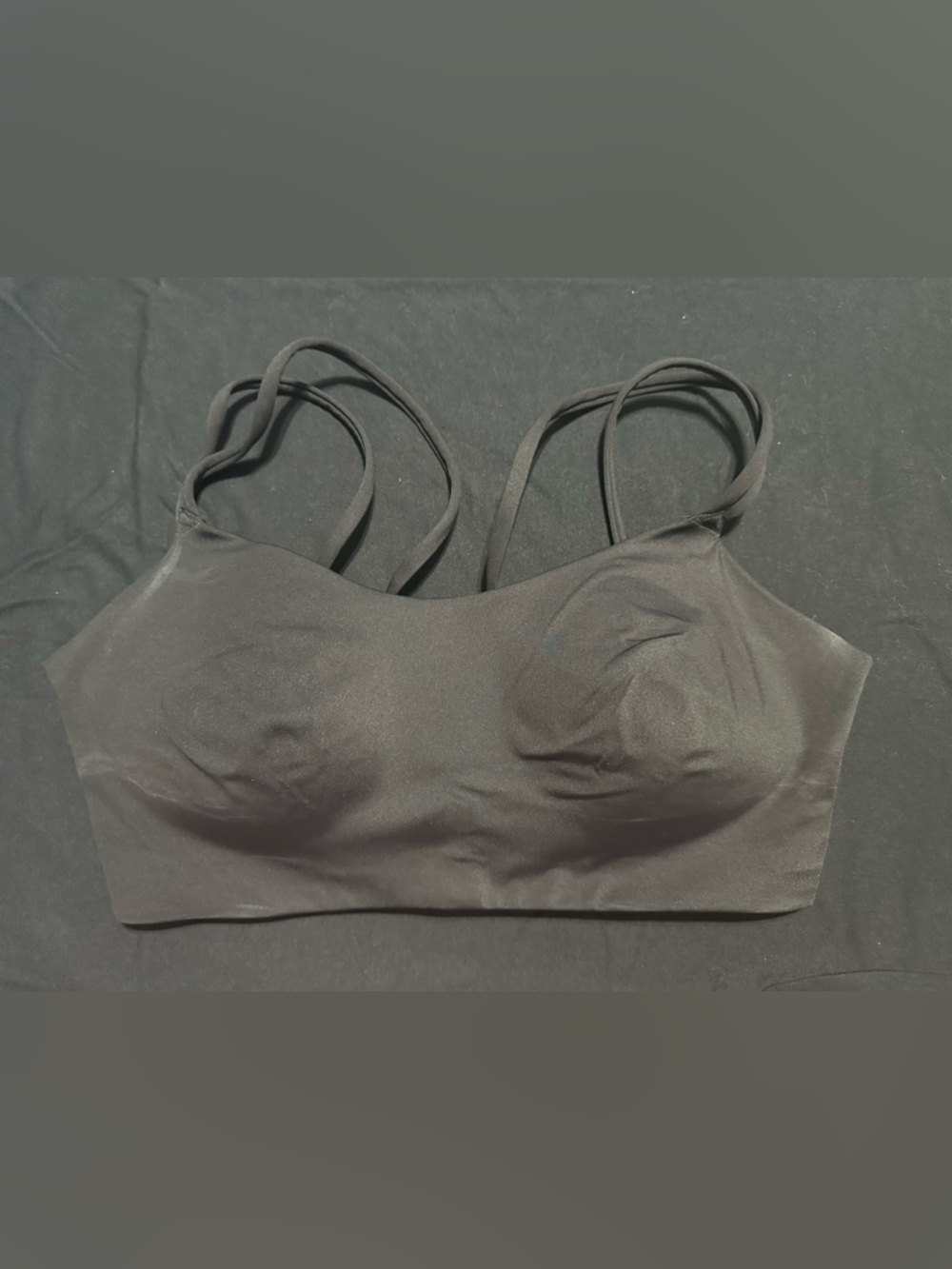 Seamless Black Padded Sports Bra  - Women’s Sports Bra